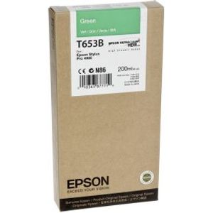 Epson inktpatroon groen T 653 200 ml T 653B