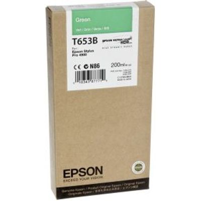 Epson inktpatroon groen T 653 200 ml T 653B