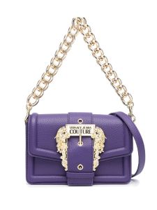 Versace Jeans Couture sac porté épaule à boucle baroque - Violet