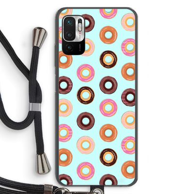 Donuts: Xiaomi Redmi Note 10 5G Transparant Hoesje met koord