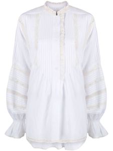Zadig&Voltaire blouse à broderie anglaise - Blanc