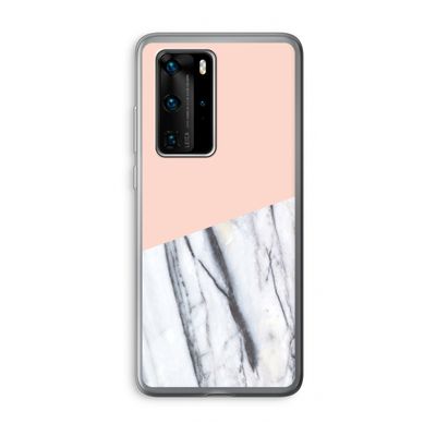 A touch of peach: Huawei P40 Pro Transparant Hoesje