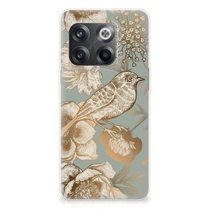 TPU Case voor OnePlus 10T Vintage Bird Flowers