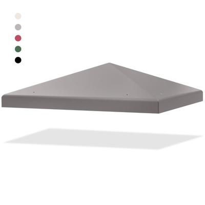 Paviljoen Vervangend dak Zonnescherm met Klittenband 300 x 300 cm Grijs