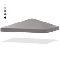 Paviljoen Vervangend dak Zonnescherm met Klittenband 300 x 300 cm Grijs