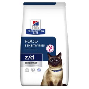 Hill's Prescription Diet Z/D Food Sensitivities kattenvoer 3 x 6 kg