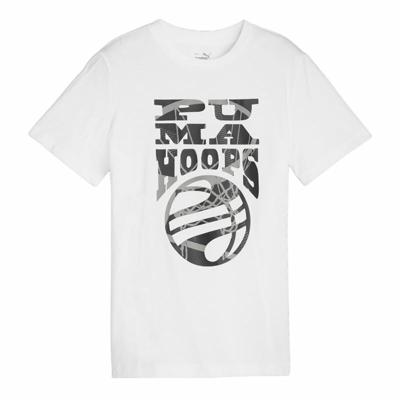 T-Shirt met Korte Mouwen voor kinderen Puma Basketball Blueprint - Maat: 11-12 Jaar