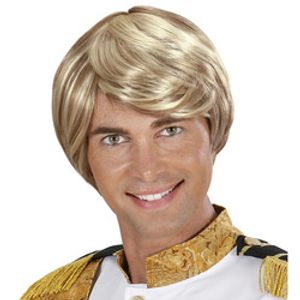 Blonde herenpruik