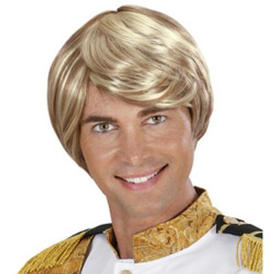 Blonde herenpruik