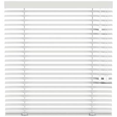 Leen Bakker - Houtlook Jaloezie 50mm - Off-white (10711) - PVC - Wit - 120x10x10 Cm