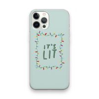 It's Lit: iPhone 12 Pro Max Transparant Hoesje