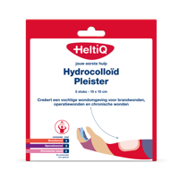 Hydrocolloid pleisters 10 x 10cm 5 Stuks