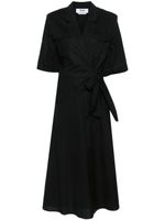 MSGM robe mi-longue à design portefeuille - Noir