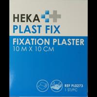 Hekaplast Fix pleister 10m x 10cm met schutvel 1 Rol