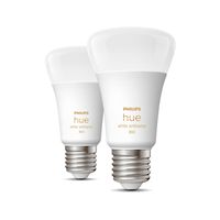 Philips Hue White Ambiance E27 800lm Duo pack - thumbnail
