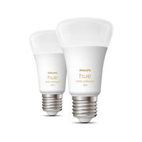 Philips Lighting Hue LED-lamp (2 stuks) 871951432824200 Energielabel: F (A - G) Hue White Ambiance E27 Dopelpack 2x570lm60W E27 9 W Warmwit tot koudwit - thumbnail