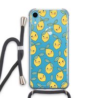 Citroenen: iPhone XR Transparant Hoesje met koord