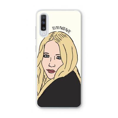 Mary Kate: Samsung Galaxy A70 Transparant Hoesje