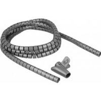 Delock 18843 spiraalslang met intrekgereedschap 2,5 m x 15 mm grijs