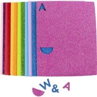 Creativ Company Foam vellen, afm 14x25 cm, dikte 2 mm, kleurrijk, 12 vel/ 1 doos
