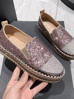 Plain Glitter Casual Shoes - thumbnail