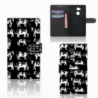 Sony Xperia XA2 Ultra Telefoonhoesje met Pasjes Koetjes - thumbnail