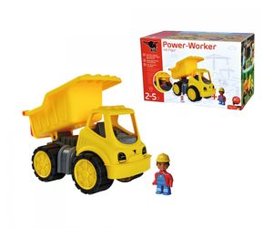 BIG Power-Worker - Kiepwagen + Figuur speelgoedvoertuig