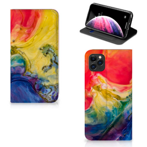 Bookcase Apple iPhone 11 Pro Max Watercolor Dark