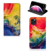 Bookcase Apple iPhone 11 Pro Max Watercolor Dark