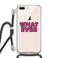Whatever: iPhone 8 Plus Transparant Hoesje met koord