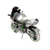 Metal Earth Iconx Kawasaki Ninja Green Metalen bouwpakket - thumbnail