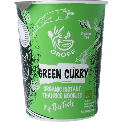 Onoff Instant noodlesoup green curry bio