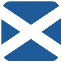 15x Bierviltjes Schotse vlag vierkant - thumbnail
