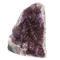 Ruwe Uruguayaanse Roze Amethist Edelsteen Geode Staand (300 - 500 gr)