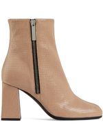 Giuseppe Zanotti bottines Sveva en cuir - Tons neutres