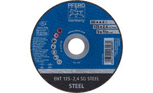 PFERD SG STEEL 61321222 Doorslijpschijf recht 125 mm 25 stuk(s) Staal