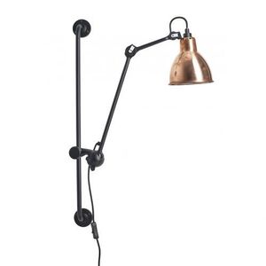 DCW Editions Lampe Gras N210 Round Wandlamp - Rauw koper/wit