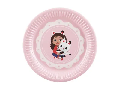 Gabby's Dollhouse bordjes 18cm (6st)