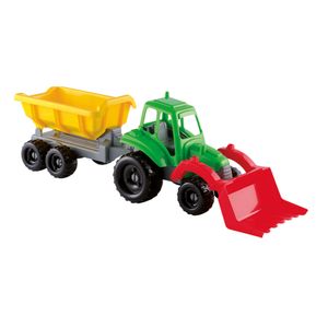 Ecoiffier tractor met aanhangwagen