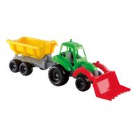 Ecoiffier tractor met aanhangwagen