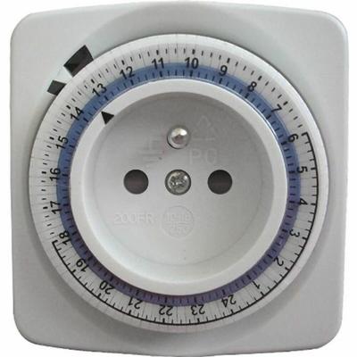 Plug with analogue programmer Chacon 250 V