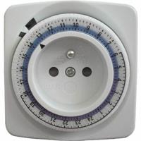Plug with analogue programmer Chacon 250 V