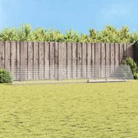 VidaXL Kippenhok zilver 650 x 100 x 85 cm gegalvaniseerd staal