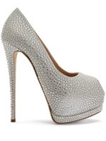 Giuseppe Zanotti escarpins Sharon à ornements strassés - Gris