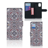 Xiaomi Mi 10 Lite Bookcase Flower Tiles - thumbnail