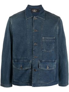 Ralph Lauren RRL chemise en jean à boutonnière - Bleu