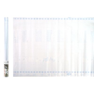 Plakfolie/raamfolie op rol - transparant mat - 45 cm x 2 meter - zelfklevend