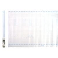 Plakfolie/raamfolie op rol - transparant mat - 45 cm x 2 meter - zelfklevend