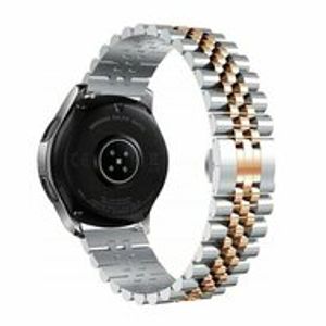 Garmin Forerunner 55 / 245 / 645 - Stalen band - Zilver / rosé goud