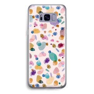 Terrazzo Memphis Pink: Samsung Galaxy S8 Transparant Hoesje